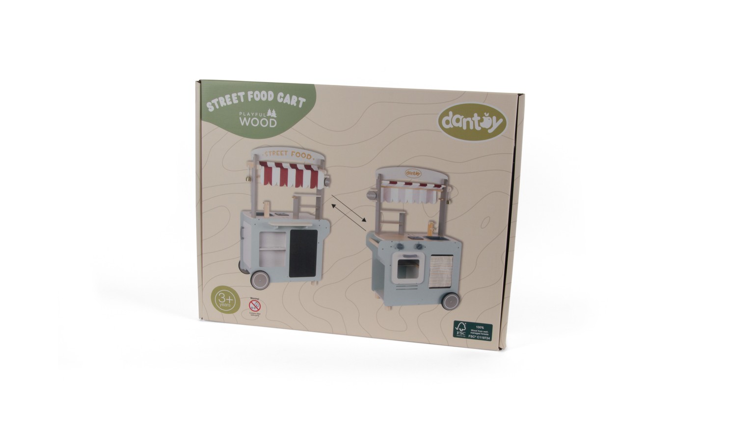 Street Food Wagen Holz 26 Teile